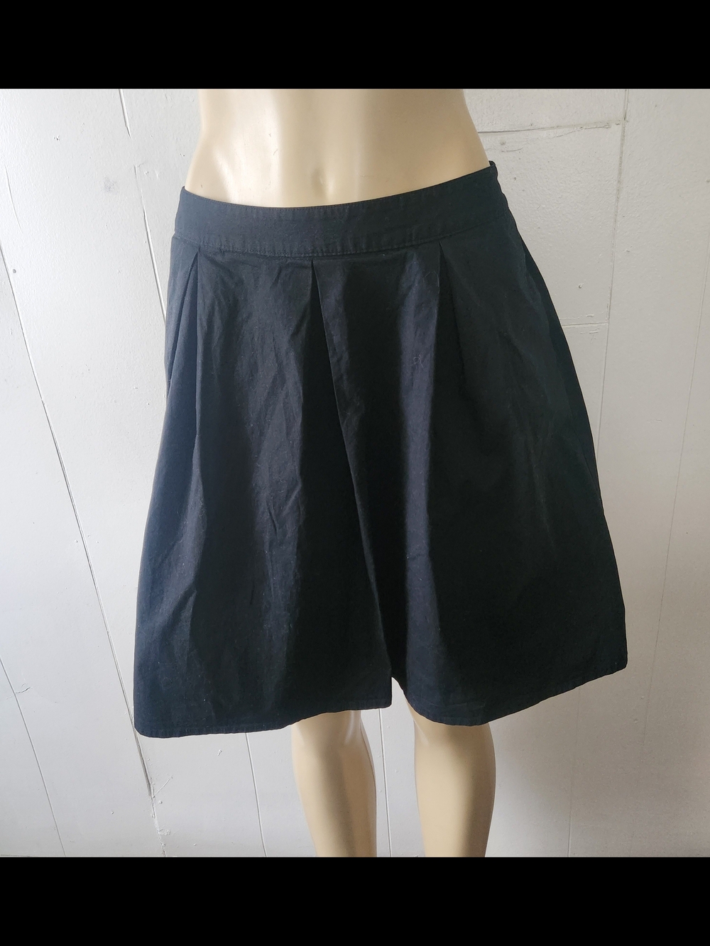 a new day Black A-Line Pleated Skirt
